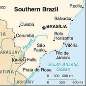 Map of S. Brasil
