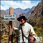 Start of the Inca Trail, Andes